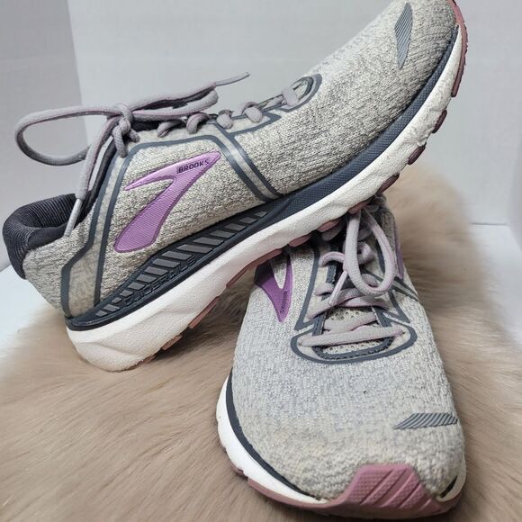Brooks Adrenaline GTS 20,1202961B030 Women’s Gray Purple Running Shoes Size 9.5 - Picture 6 of 14